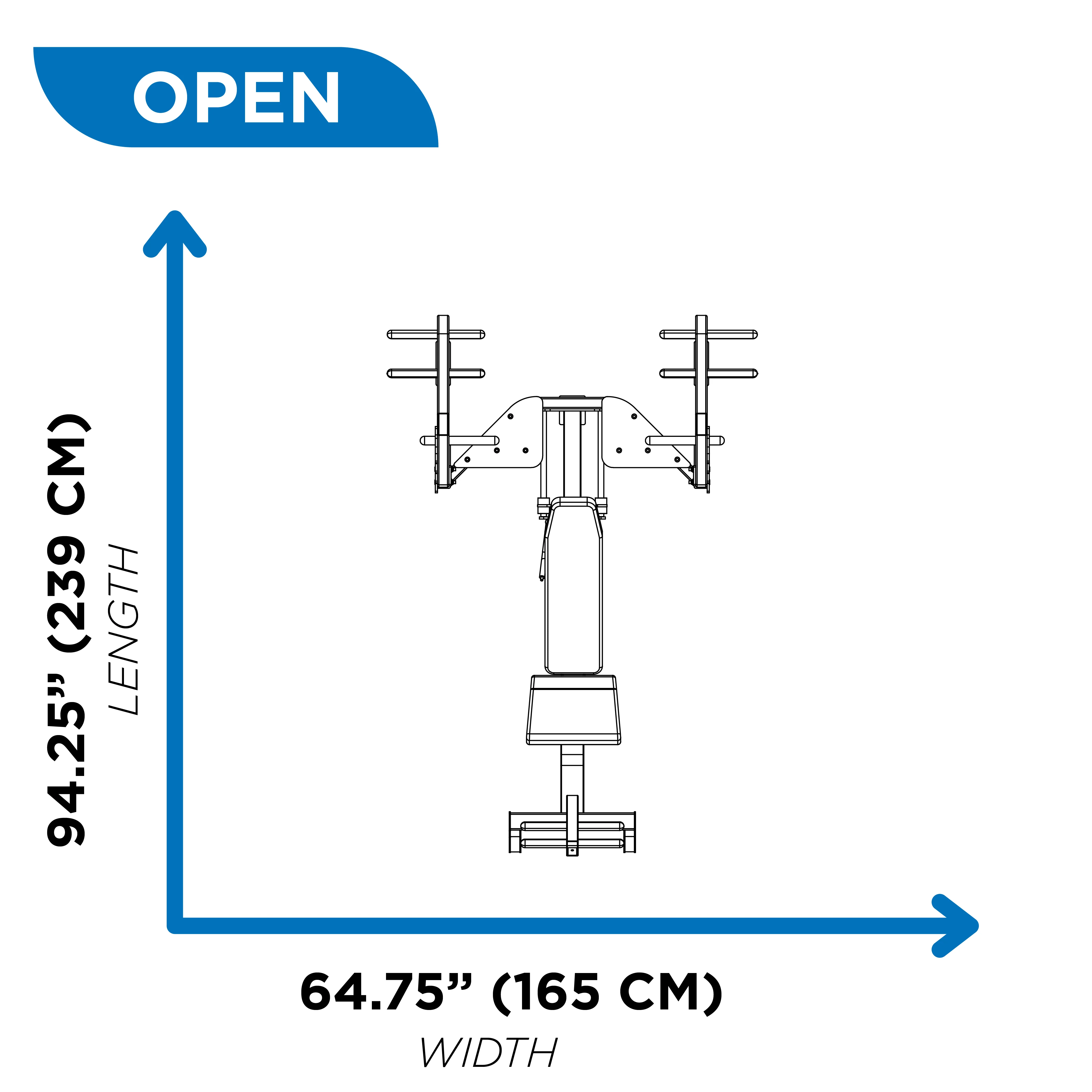 Commercial 3-Way Olympic Bench - Image 2