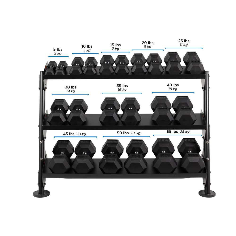 48" Dumbbell Rack With OPT (3rd-Tier) - Image 3